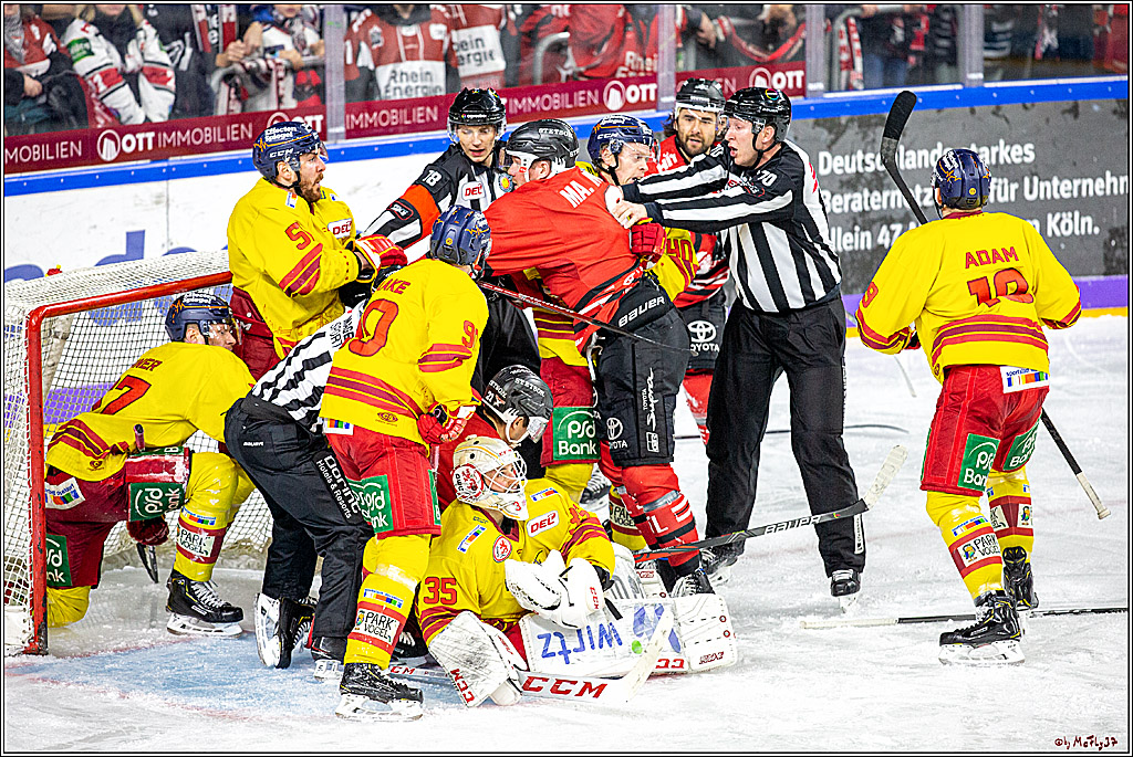 DEL;  Koelner Haie - Duesseldorfer e.G.; Koeln, 03.01.2020